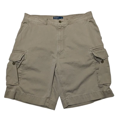 Pantalones Cortos De Colección Polo Ralph Lauren Caqui Carga Para Hombres 35 Clásicos 67 Chinos Preppy Y2K Foto 1 de 4