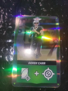 Núcleo de lámina verde NFL 2025 Uno Elite #031 Derek Carr Saints - Imagen 1 de 2