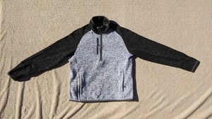 Company Man Charcoal Heather Pocketed 1/4 Zip Pullover Sweatshirt - XL - Picture 1 of 11