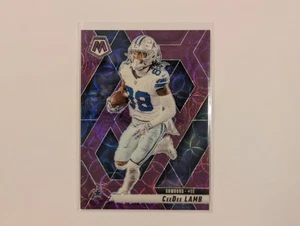 2025 Panini Mosaic CEEDEE LAMB #209 Purple Scope Prizm Dallas Cowboys - Picture 1 of 2