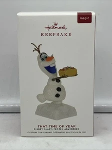 2019 Hallmark Keepsake That Time Of Year Olaf's Frozen Magic Christmas Ornament - Picture 1 of 5
