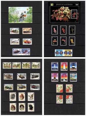 JERSEY - COMPLETE 1999 MNH COMMEMORATIVE YEARSET - 9 SETS and 2 MINIATURE SHTS - Image 1 of 4
