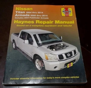 HAYNES Nissan Titan 2004 thru 2014 & Armada 2005 thru 2014 Repair Manual 72070 - Picture 1 of 6