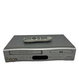 BrokSonic DVCR-810 DVD VCR Combo Reproductor 4 Cabezales con Control Remoto y Cables▪︎PROBADO - Imagen 1 de 8