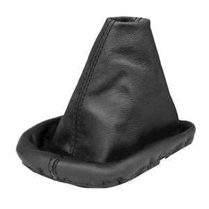 Schaltsack Schaltmanschette für VW Passat 3B 3BG B5 100% Echtleder Schwarz - Bild 1 von 6