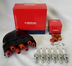 for BMW Ignition Tune Up Kit Spark Plugs Distributor Cap Rotor OEM Bosch Bremi - Picture 1 of 5