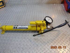 ENERPAC P-39 HYDRAULIC HAND PUMP with GAUGE