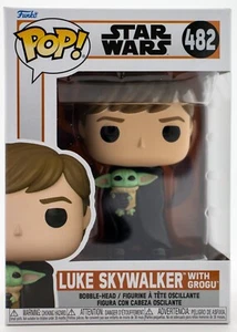 Funko Pop! Star Wars 482 Luke Skywalker con Grogu Baby Yoda con protector - Imagen 1 de 10