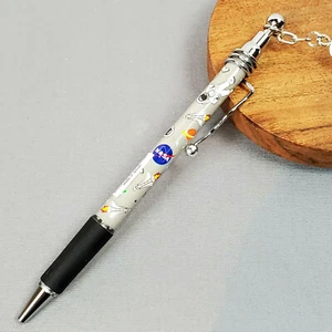 NASA Astronaut Pen Gift set Hanging Space Pattern Black Ink Pen n Bag NEW  - Picture 1 of 12