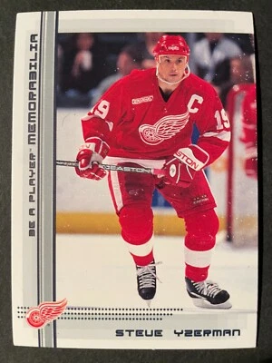 Steve YZERMAN 2000-01 In The Game Be A Player Memorabilia #124 Detroit Red Wings - Image 1 of 2