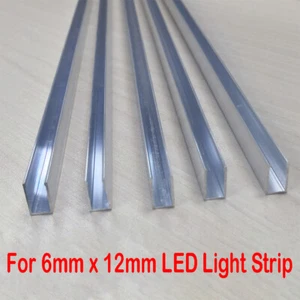 50-Pack 3.3' Aluminum Mount Holder Channel Track For 6x12mm LED Neon Rope Light - Picture 1 of 8
