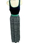 Elle Blue Sleeveless Stretch Maxi Dress Size S
