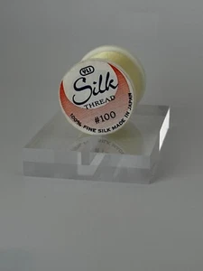 YGI - Silk Thread - Pale Yellow-Ivory -100 Weight /200 meters - Made in Japan - Picture 1 of 3