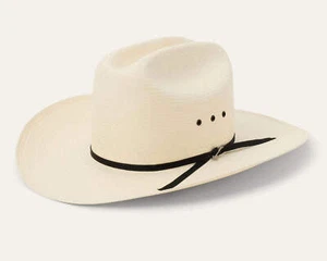 Stetson Rancher 10X Straw Cowboy Hat (Natural) SSRNCHK0140 - Picture 1 of 6