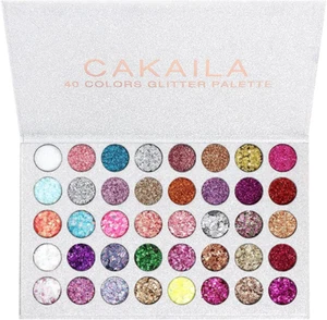 Evpct CAKAILA 40 Colors Glitter Sparkle Eyeshadow Makeup Palette Pallets for ... - Picture 1 of 12