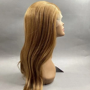 SleekLay Chanelle Long Straight #Golden Amber Synthetic Lace Wig - Picture 1 of 10