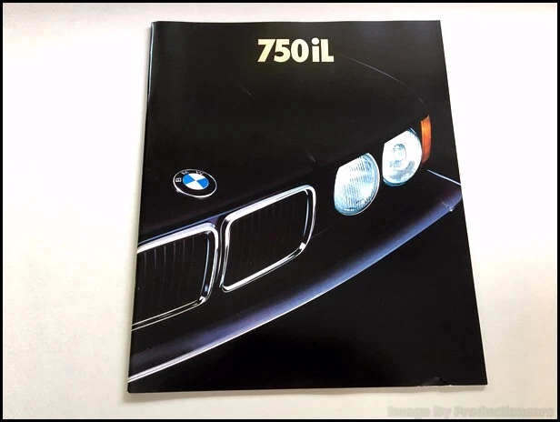 1988 BMW 750iL 44-page BIG Original Car Sales Brochure Catalog Foto 1 de 4