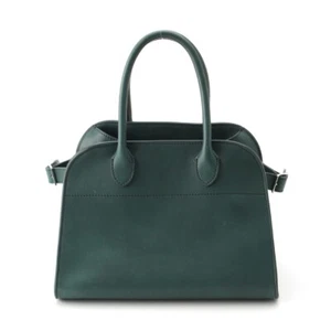 Bolso de Hombro THE ROW Suave Margaux 10 Cuero 2WAY W1190 Chipre Verde - Imagen 1 de 15