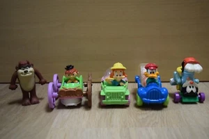 5 Fast Food Premium Lot Looney Tunes WB Animaniacs Taz Daffy Duck Porky Pig ETC - Picture 1 of 2