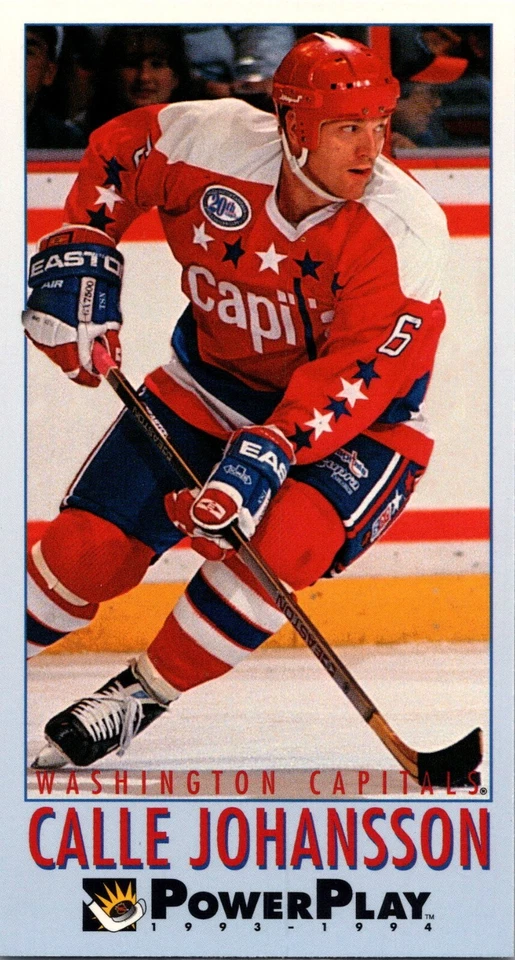 1993-94 Fleer Power Play Tall Boy - #465 Calle Johansson - Image 1 of 2