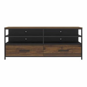 Ameriwood Home Tv Stands 24.5'Hx59.6"Wx15.7"D Engineered Wood 123.86-Lb Brown - Picture 1 of 7