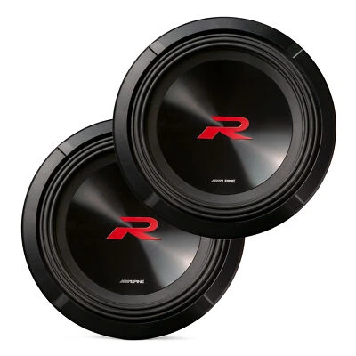 2x Alpine R2-W12D4, Serie R 12 Doble 4 Ohmios Bobina de Voz Subwoofers - Par Foto 1 de 4