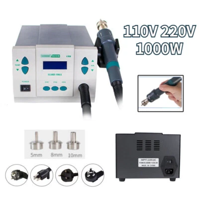 1000W Hot Air Rework Station 861DW Soldering Heating Gun Digital Display Tool - Image 1 of 4