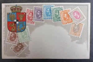c. 1900s Germany Embossed Ottmar Zieher Romania Stamp Postcard - Picture 1 of 2