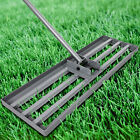 30"×10" Lawn Leveling Rake Heavy Duty Tool For Leveling The Compost Sand Mulch