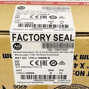 New Factory AB 1763-L16BBB SER B MicroLogix 1100 16 Point Controller USA - Imagen 1 de 4