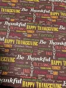 HERBST/HERBST STOFF*THANKFUL THANKSGIVING*3 YD & 5"*BAUMWOLLMISCHUNG - Bild 1 von 2