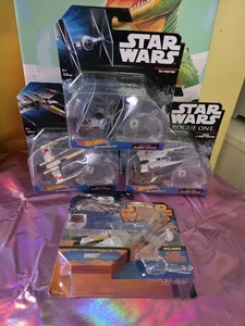 Set Of 5 Hot Wheels Star Wars 2014 Die Cast Star Ships X Wing  - Bild 1 von 7