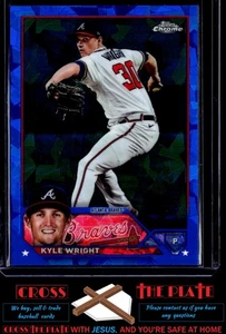Topps Edición Zafiro Cromo 2023 Kyle Wright Braves Royals #573 - Imagen 1 de 2