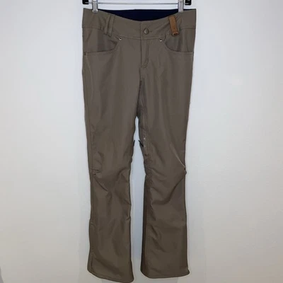 Holden 紧身版型深卡其色雪裤滑雪滑雪滑雪板女式小号冬季 — 第 1/4 张图片