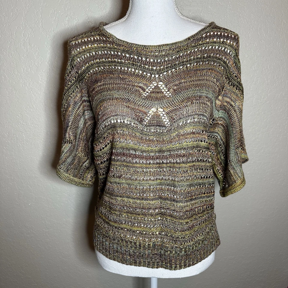 Suéter Madison Tejido Ligero Manga Corta Talla Mediana  Foto 1 de 4