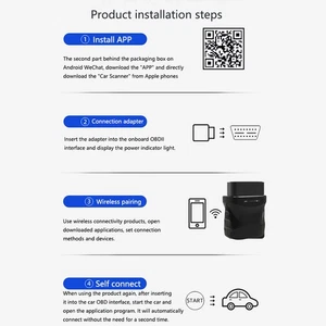 1PC OBD2 Detection Tool Auto Fault Diagnosis Instrument Reading Card BluetoothKo - Picture 1 of 10