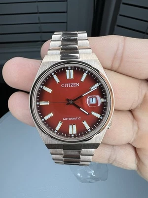 Citizen NJ0153-82X Tsuyosa Red Dial Rose Gold Tone Stainless Steel - Image 1 of 4