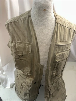 Chaleco de pesca Orvis vintage utilitario bolsillo pesca con mosca caza safari grande para hombre Foto 1 de 4