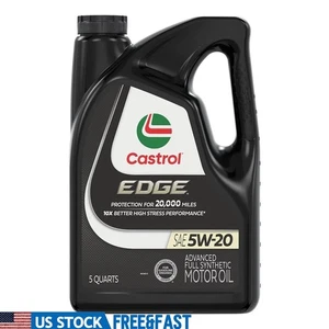 Aceite de motor 5 cuartos avanzado totalmente sintético 5W-20 protección de motor premium nuevo - Imagen 1 de 14