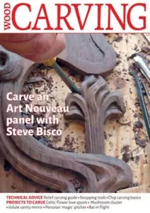 WOOD CARVING #01 2021 UK /CARVE AN ART NOUVEAU PANEL WITH STEVE BISCO - Picture 1 of 1