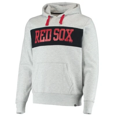 Толстовка с капюшоном мужская 47 Brand Boston Red Sox Heather Chest Pass большая L - Изображение 1 из 4