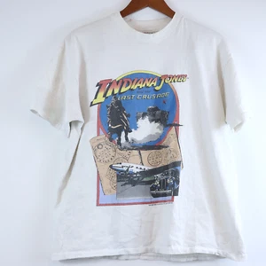 Vintage Indiana Jones The Last Crusader Promo Shirt 1989 Single Stitch Men's XL - Picture 1 of 8