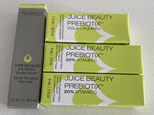 JUICE BEAUTY - LOT OF 4 TRAVEL SIZE ITEMS 2 Serum, 1 Boost Serum, 1 Hydrate Gel - Picture 1 of 6