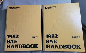 Two 1982 SAE Handbook Part 1&2, Published by Society of Automotive Engineers - Picture 1 of 9