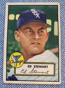 Ed STEWART 1952 Topps Baseball #279 VG Corner Wear Chicago White Sox - Picture 1 of 2