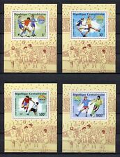 s6234) CENTRAFRICAINE REP 1990 MNH** WC Football'90 -CM Calcio S/Sx4 IMPERF