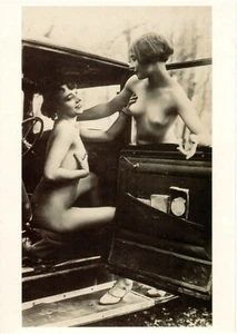 1990's Postcard by Tushita ~ Two Nude Females Showing Off ~ Germany ~ Unposted - Picture 1 of 3