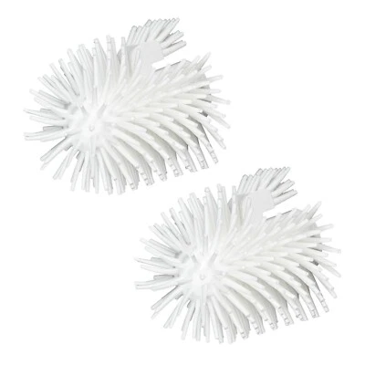 2er Set WENKO WC Silikon Ersatz Bürstenkopf Ø 7,5 cm Toilette Ersatzbürste Weiß - Bild 1 von 4