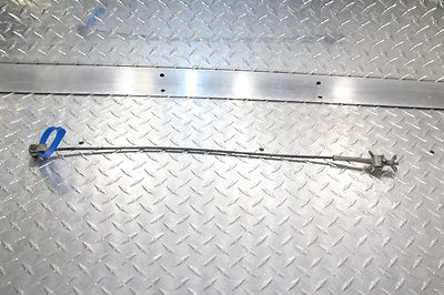 1985 KAWASAKI KL600 KL 600 REAR BACK BRAKE LINK LINKAGE CABLE LINE - Image 1 of 4