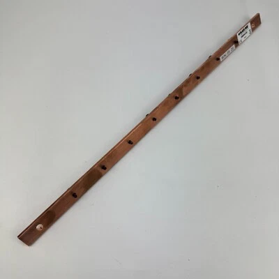 20" Black Box Pure Copper Grounding Rack Mountable Busbar Ground Bar RM064-R2 - Image 1 of 4